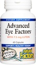 Factores naturales, Factores Oculares Avanzados, Apoyo Antioxidante para Visión Saludable con Lutein y Zeaxanthin, 60 cápsulas