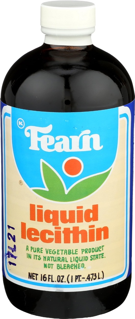 Fearn Natural Foods Liquid Lecithin, 16 Ounce