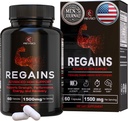 HGH Supplements for Men & Women - Regains Natural Anabolic Muscle Growth Building & Human Growth Hormone for Men, Muscle Builder for Men, Muscle Recovery Post Workout Supplement, 60 Protein Pills
