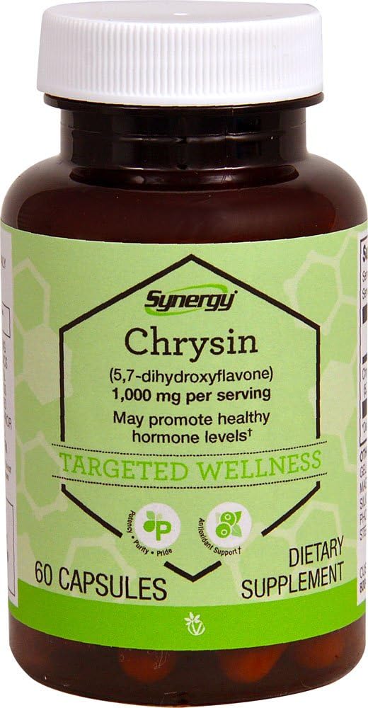 Vitacost Synergy Chrysin (5, 7 - dihidroxyflavone) - 1000 mg por por porción - 60 cápsulas