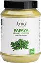 bixa BOTANICAL Papaya Leaf Powder ← Carica Papaya Silencio 1 Libra / 16 OZ Silencio Ayurvedic Herbal Suplemento Silencio Gluten Gratis, No-GMO, Steam Treated, Vegan, 100% Puro.