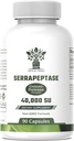 Suplemento de Serrapeptase 40,000 SPU - Enzima Proteolítica All-Natural para el Sinus, Respiratorio y Salud Conjunta - No-GMO, libre de gluten, y cápsulas Vegan-Friendly - 90 cápsulas