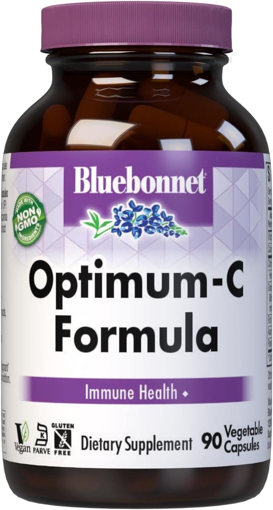 BlueBonnet Optimum C Fórmula Capsules Vegetable, 90 Conde