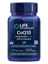 Life Extension Super-Absorbable CoQ10 (Ubiquinone) with d-Limonene, Heart Health Supplement, relieves General Fatigue, oxidative Stress Defense, 50 mg, Non-GMO, Gluten-Free, 60 softgels