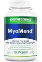 Enzyme Science Myomend – Suplemento de Apoyo Conjunto – Formulado con Bromelain, Rutin, Nattokinase y Serrapeptase – Suplemento de Salud Enzima – Vegan y Kosher - 120 cápsulas