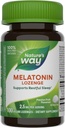 Nature's Way Melatonin Lozenge, Sleep Support*, 2.5 mg, 100 Vegan Lozenges