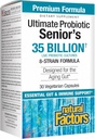 Factores naturales Último Probiótico Senior's - Suplemento Senior for Digestive & Immune Health - 35 Billion CFUs - No Gluten-Free - 30 Capsules (30 Servings)