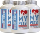 AMO MI PETS LLC cat Heart Health - CAT Immune Support - Booster - Healthy Supplement - cat Coat Supplement - 180 Treats (3 Bottles)