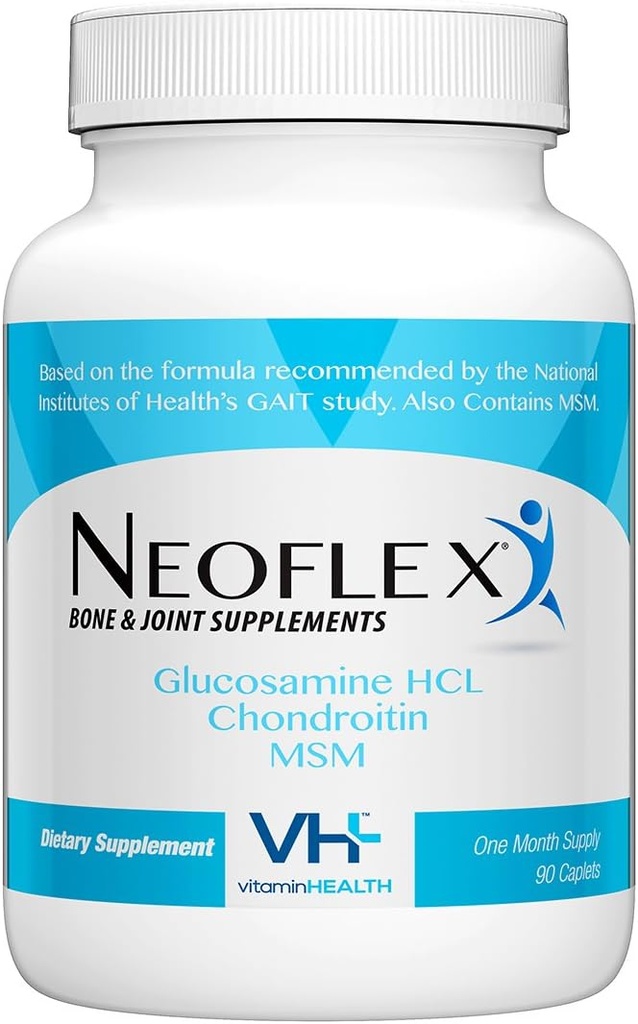 Neoflex Bone &amp; Joint Health Supplement, MSM, Glucosamine, " Condroitin Triple Strength Formula,90 Caplets