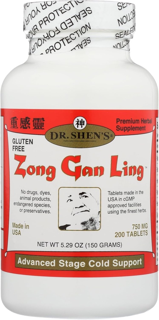 Zong Gan Ling 200 Tabletas