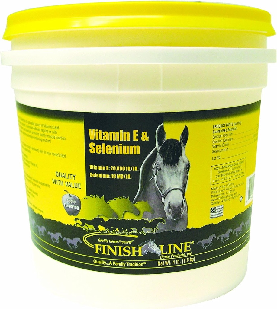 Acabado Línea Productos de Caballo Vitamina E- Selenio