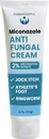 Crema antifúngica de Miconazol para la piel - 4 oz de Miconazole Nitrato para Jock Itch, Pie de Atleta, picazón y rosca