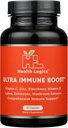 Las lógicas de salud fortalezcan! Capsulas con Vitamina C, Zinc, Elderberry, Vitamina D, Lysine, Echinacea y Mushroom Extractos para Powerful Antioxidant Immune Support, 60 Veggie Caps