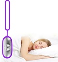 Dispositivo de ayuda para dormir, Instrumento de ayuda para dormir con tecnología de ayuda para el sueño con pulso microcurrente para mejorar la calidad del sueño, púrpura