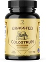 Grass Fed Beef Colostrum Suplemento, 3000 mg, ofrece soporte inmunitario y promueve la salud de Gut, rendimiento deportivo, niveles de hierro sanos, no GMO, 180 cápsulas