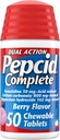 Pepcid Reductor completo de ácido + Tabletas de anacido, Rescate de acidez, Berry, 50 ct (Package May Vary)