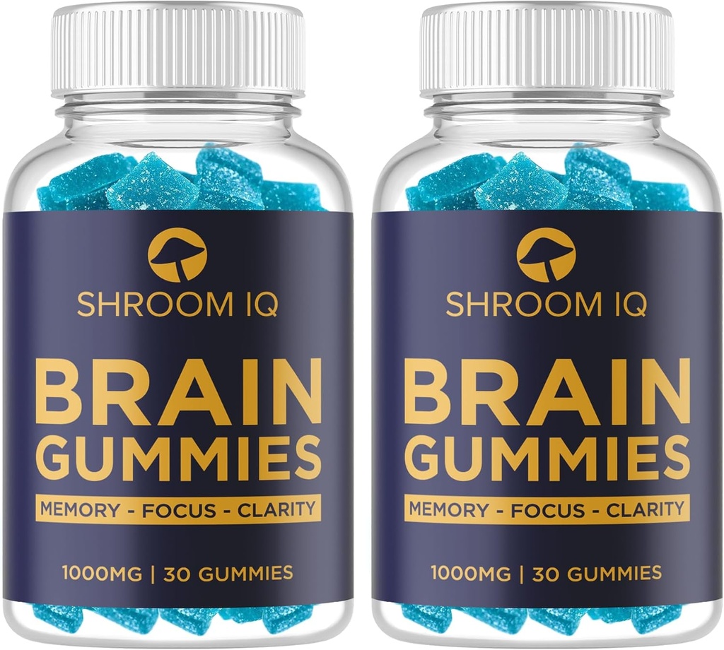 Suplementos cerebrales para la memoria y el foco - Gummies nootrópicas para la salud mental y el brote cerebral