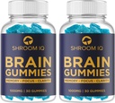 Suplementos cerebrales para la memoria y el foco - Gummies nootrópicas para la salud mental y el brote cerebral