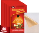 50 Patches de Capsaicina,4.72"x7.08"