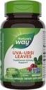 Natural Way Uva Ursi Leaves, Traditional Urinary Support*, 1,110 mg por 3-Capsule Serving, Non-GMO Project Verified, Herbal Dietary Supplement, Gluten Free, 100 Vegan Capsules (Packaging May Vary)