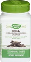 Terapia enzimática, DGL (sin Fructosa), 100 Tabletas Chewable. Paquete de 1