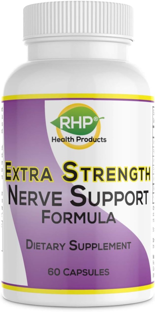 Extra Strength Nerve Support Formula for Nerve Repair and Regeneration. 60 cápsulas