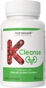NANOWELL K-Cleanse - Suplemento de limpieza del riñón con extracto de arándano de Pacran, Magnesio, Selenio, vitaminas B5 &amp; B6-60 cápsulas, suministro de 30 días