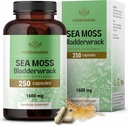 HERBAMAMA Irish Sea Moss Capsules - 1600mg Sea Moss and Bladderwrack for Immune Support - Vegan, Non-GMO Immunity Supplement for General Support