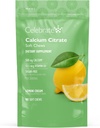 Celebrar vitaminas Bariatric 500mg Calcio Citar cerdas blandas con 500 UI Vitamina D3 – Esencial para el bypass gástrico Pacientes " Bone Health - Sugar " Gluten Free, Lemon (90 Chews)