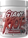 Pólvora gigante de Riot Pre-Workout (30 Servimientos, Cherry Blackout)