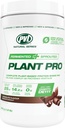 PVL Plant Pro, Alta Proteína de Proteína de base vegetal Mezcla de Afeitado con Enzimas Añadidos, Chocolate Natural, 840 Gram