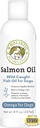 Mascotas Wholisticas Orgánicas Salmón Aceite: Mar Profundo Salvaje Aceite de Salmón de Alaska para Perros y Gatos - Natural Omega 3 Petróleo de Pez Perro Suplemento con EPA y DHA para Skin, Coat, Heart y Nervous System Health