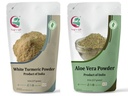 Multi pack ¦ Polvo de cúrcuma blanca + Aloe vera paquete de polvo
