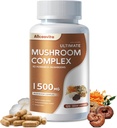 Mushroom Suplemento Complejo 120 cápsulas - Cerebro, Energía, Píldoras de Focus