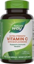 Vía de la naturaleza Extra Strength(1) Vitamina C con Bioflavonoides, apoya la salud inmunitaria*, promueve la producción de colágeno para la piel sana*, 1.000 mg por cápsula, 100 cápsulas veganas (paquete mayo Vary)