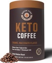 Rapidfire Keto Coffee Instant Coffee Mix, Caramel Macchiato Flavor, 7.93 Ounce (255g), 15 Servings
