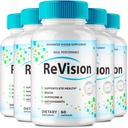 IDEAL PERFORMANCE (5 Pack) Revision Eye Supplement Pills Advanced Vision 2.0 Eye Care Complex Vitamin Capsules Pro (300 cápsulas)