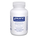 Encapsulaciones puras Magnesio de potasio (Citrate) - para la salud cardíaca y mineralización ósea* - Absorción óptima - Gluten libre " No GMO - 180 cápsulas