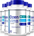 (5 Pack) Ozen Vitta, Ozen Vitta Capsules, oficial OzenVitta Fórmula Para una pérdida efectiva de peso, píldoras Keto totalmente naturales para el estilo de vida activo y confiable, suplemento de salud Cápsula Comentarios (300 cápsulas)