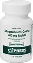Cipress Pharmaceutical, Inc.- Oxido de Magnesio 400 mg. - 120 Tabletas
