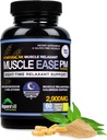 Muscle Relax de tiempo nocturno PM - 2,900mg Maximum Strength Relaxant with Magnesium Glycinate. Gluten Free – 60 cápsulas (Paquete May Vary)