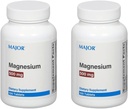 Mayor Magnesio 500mg - Tablas de óxido de magnesio - Suplemento dietético - 100 Cuenta (2 Pack)