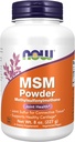 NOW Foods Supplements, MSM (Methylsulfonylmethane) Powder, Supports Healthy Cartilage*, Joint Health*, 8-Ounce
