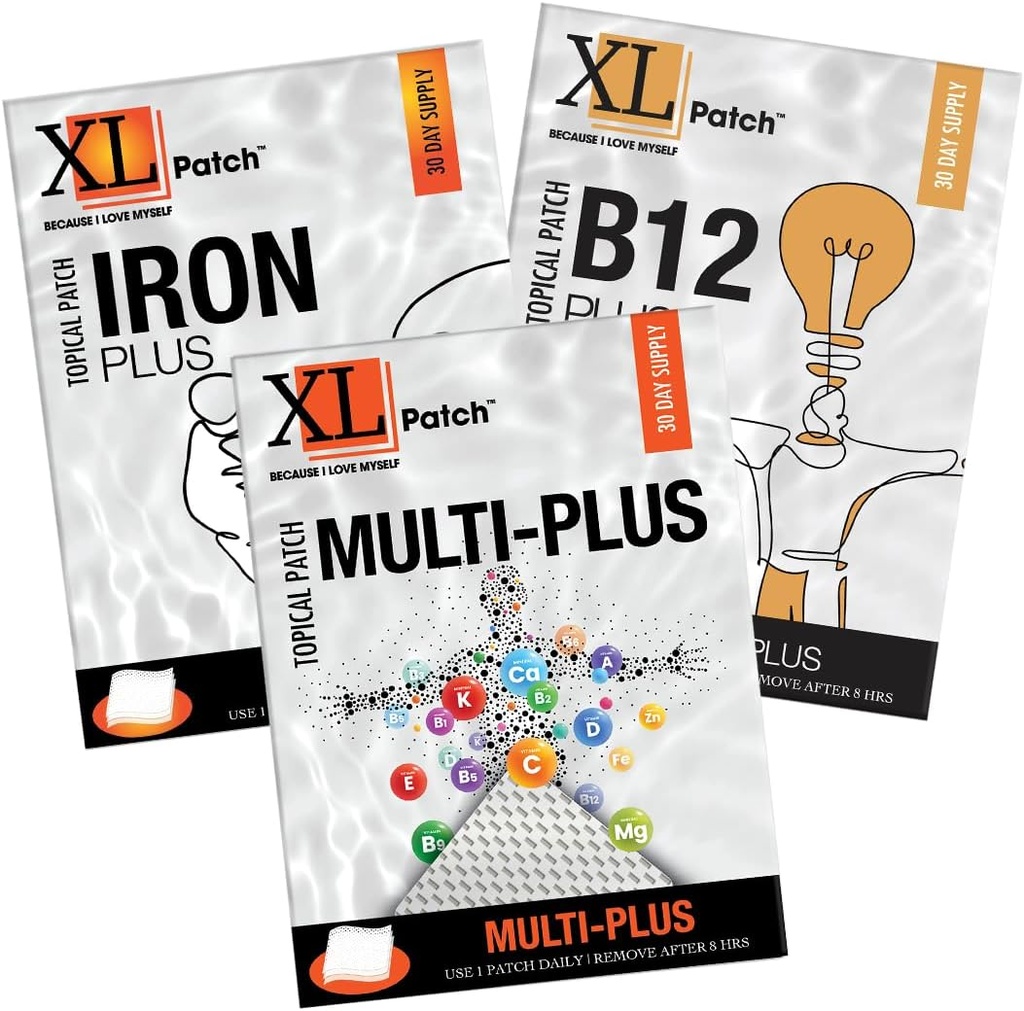 B12, Multi e Iron Plus (3 Packs Total)