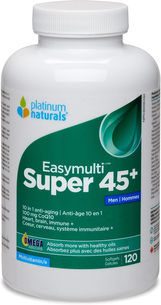 PLATINUM Super Easymulti 45+ Para Hombres ( 120 sgelsl)