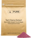 Ingredientes originales puros Extracto de cereza de tarta (4oz) No GMO, Vegan, No Fillers o Aditivos, Suplemento Herbal