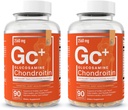 Essential Elements Glucosamine Chondroitin MSM Boswellia Serrata Hyaluronic Acid Supplement Joint Support Antioxidant Supplement for Flexibility - 180 Capsules (2-Pack)