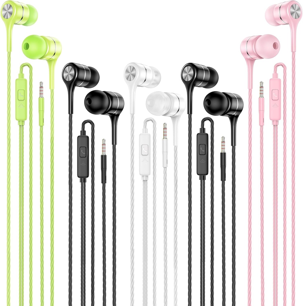 Auriculares de alta calidad de sonido compatibles con iPad, portátil, MP3, Smartphones Android, Ajustes All 3.5mm Jack Device