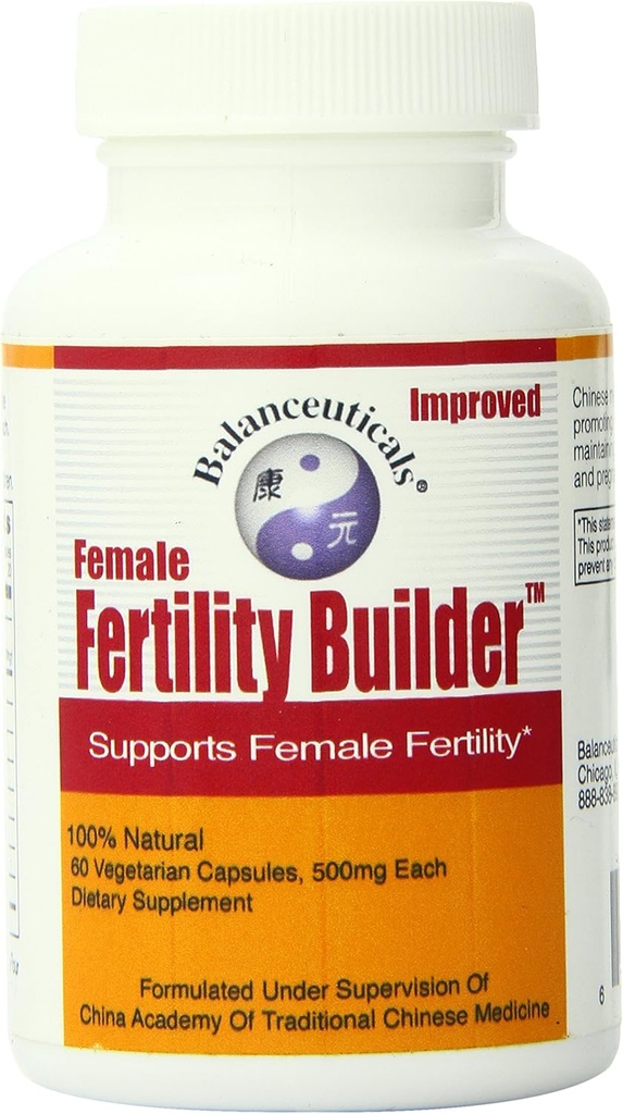 Suplemento del constructor de fertilidad femenina, 60 cuenta