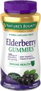 Bounty Elderberry Gummies, Suplemento dietético, soporta la salud inmune, contiene vitamina A, C, D, E y Zinc, 100 mg, 70 Gummies
